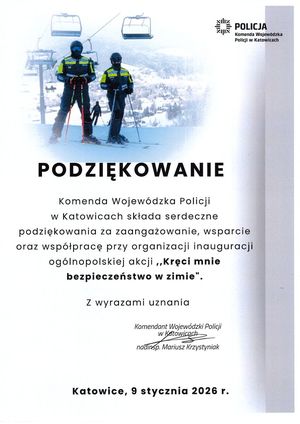 treść podziękowań