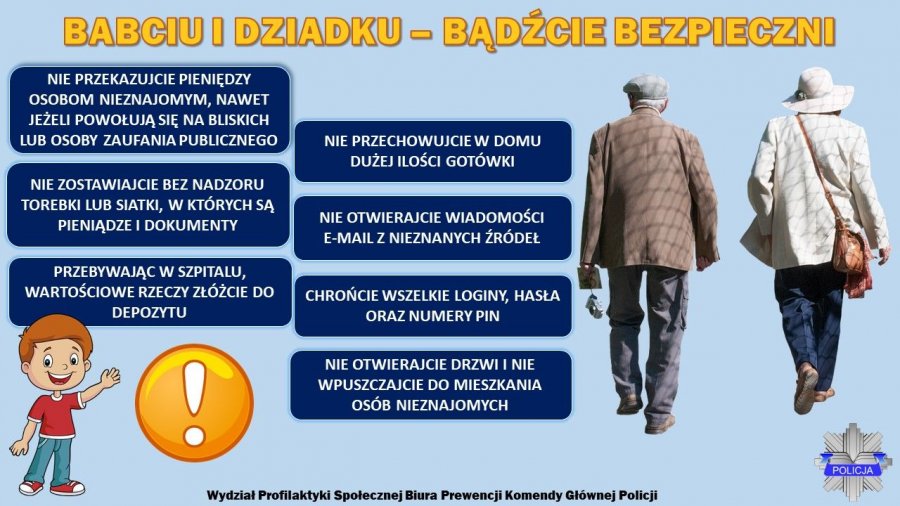Droga Babciu, Drogi Dziadku! - Wiadomości - Komenda Powiatowa Policji w